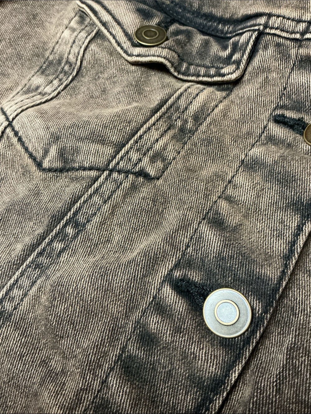 Elvis Graceland Upcycled Graphic T Shirt Jean Denim Jacket Band Festival - Picture 6 of 11